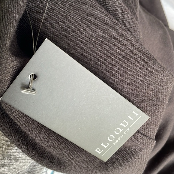 Eloquii Black Mocneck Open Back Maxi Dress - Picture 9 of 9